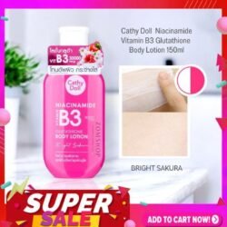 Thailand Cathy Doll Niacinamide Vitamin B3 Glutathione Whitening Lotion