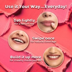 00b1435d53da536622fdcd5895277a39.jpg Mamaearth marn Creamy Matte Long Stay Lipstick β 4.2g Apricot Taupe (06)