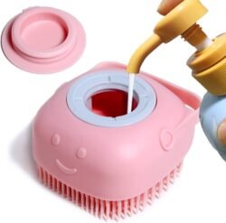 0156096caac0a5362d7e63ec14a9b2cc.jpg Multifunction Bath Body Brush smbb Silicone Massage 2 in 1 with Shampoo SOAP Shower Gel Dispenser Shower Body Massage Brush Soft Cleaning Body