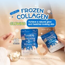 THAILAND 2 in 1 FROZEN COLLAGEN Peptide & GLUTATHIONE WHITENING Capsules fcc