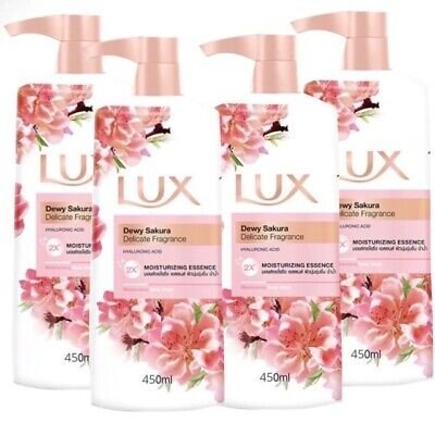 LUX Shower CREAM [luds] Dewy Sakura 2X Moisturizing Essence 450 ml