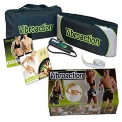 Massage Belt Vibroaction SLIMMING Relax vmeb Tone Burning Belts Weight Loss Vibroaction Belt - Black