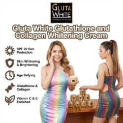 Gluta White Glutathione and Collagen Wh*-itening Clarifying face Cream gwcc