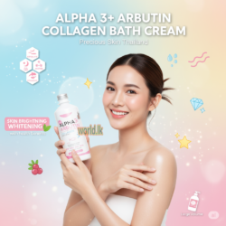ALPHA 3+ ARBUTIN COLLAGEN BATH CREAM AABC Precious Skin Thailand Skin Brightening / Whitt#Ning and Moisturizing