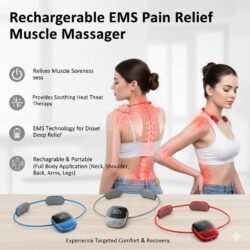 04674f6d4f2e65568aedd7818b9c2aff.jpg Rechargeable EMS Pain Relief Muscle Stimulator Massager Intelligent Micro current (nmcs) Smart Hanging Cervical Spine Shoulder Massage Neck, Deep Tissue