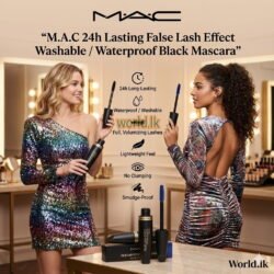 M.A.C 24h Lasting False Lash Effect Washable / Waterproof mfle Black Mascara