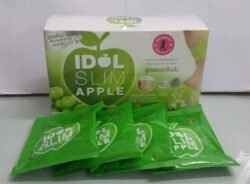 Apple DRINKING Natural Fruit SLIMMING Powder IDOL 10dp Slim Drink Weight Diet Block Burn Fat Radiant Skin 10 Sachets THAILAND