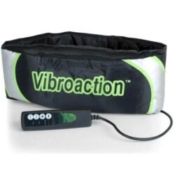 Massage Belt Vibroaction SLIMMING Relax vmeb Tone Burning Belts Weight Loss Vibroaction Belt - Black