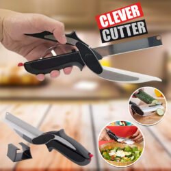 Food-Grade Clever Cutter, 2 In 1 Food Chopper, Knife and Chopping Board CCFC