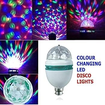 08054c29ed04a17bf98dffe24cac65e2.jpg RGB Led Bulbs Mini (lbm) Party Light Dance Party Lamps 3W Auto Rotating DJ Stage Disco Christmas Lighting Color Bulb