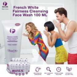094279bb6910d2488703115d7038bc4b.jpg FRENCH WHITE FACE WASH Fairness Helps Lightens Skin Complexion While Deep Cleansing 100 ML Fwfw Made In France