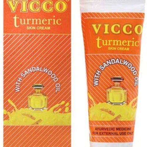 Vicco Turmeric Ayurvedic Skin CREAM with Sandalwood Oil (Large) - 30g (vtsc)