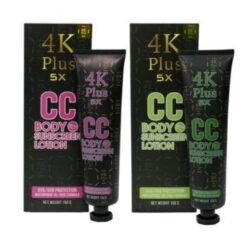 Made in THAILAND 4K Plus 5x CC Body Sunscreen Lotion 4kPP Sun protection from UVA UVB with SPF50 + WHITENING Perfect GLUTATHIONE Lotion