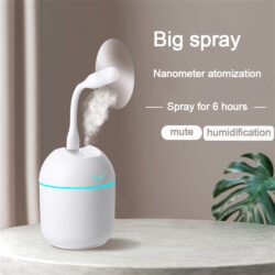 Portable Mini Humidifier (pmh) Car Home USB LED Lamp Aroma Nano Diffuser Mist Purifier 250ml