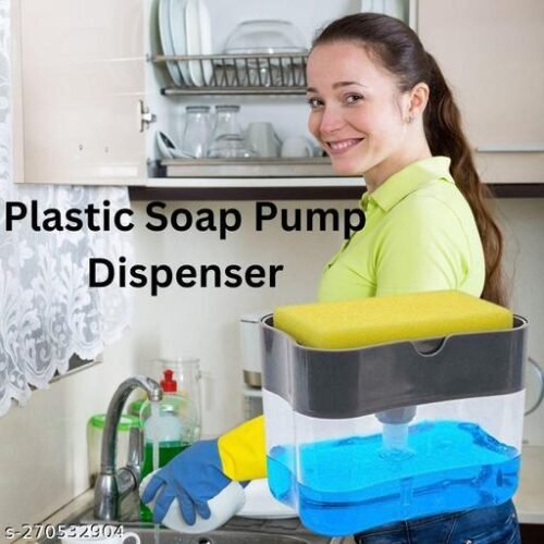 0c89676c151d7f7645aa4ea02fa14ac8.jpg SOAP Pump One Press Plastic Sds Sponge Holder Liquid SOAP Dispenser