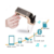 CARG7 Bluetooth Car Charger T Flash USB Direct Connect FM TRANSMITTER / MODULATOR, MP3 Player Digital Display Hands Free Calling Kit Bluetooth answer, hang up, reject, and redial calls and other functions