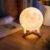 15 cm 3D Moon Touch Sensor Lamp Mlp with Wooden Stand Bedroom Decoration Light Night Lamp Multicolor Birthday Gifts for Boys Girls Friends Lover