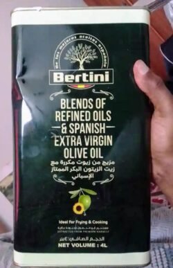 Bertini Spanish EXTRA Virgin Olive Oil with  Blends of Refined 4L