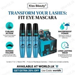 Kiss Beauty® FIT Eye Mascara Curling + Waterproof 24-Hour Fipm
