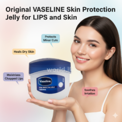 Original Jelly VASELINE LIPS and Skin balm for Skin Protection slcr (5.5g)