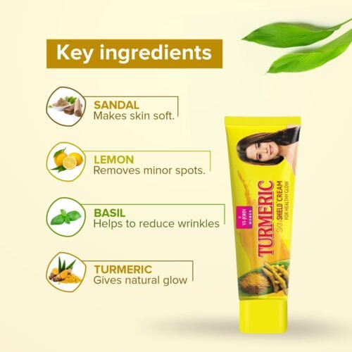 165596f25880844723b6615bdf5525a0.jpg Turmeric WHITENING CREAM VI-JOHN (vitc) Women - Skin Shield for Healthy Glow, 50g