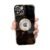 Apple iPhone 13 (ipbc) Luxury Gold Electroplated with Camera Lens Protection Shockproof Soft TPU with Logo Cut Back Cover Case (BLACK)