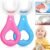 CIBZ U Shaped (uskt) Toothbrush for Kids Manual WHITENING Toothbrush Silicone Brush Head for Kids Children Infant Toothbrush for 2-6 Years Mouth-Cleaning