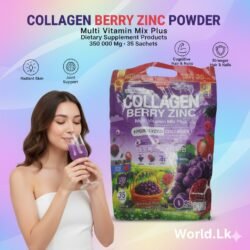 35 Sachets COLLAGEN BERRY ZINC POWDER Multi Vitamin Mix Plus Dietary CBZP Supplement Products 350 000 Mg 35 Sachets Hydrolyzed Collagen