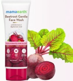 MAMAEARTH bn9 Beetroot Gentle Face Wash & Hyaluronic Acid for Hydrated Pink Glow -100ml