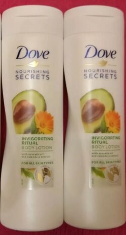 19900c9197b920b85351c4d020e96b97-1.jpg Nourishing Secrets DOVE Invigorating dacl Ritual Body Lotion 400 ML Avocado Oil and Calendula Extract