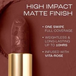 Lakme la4g Rouge Bloom Powder Matte Bullet Cocoa Carnation (204) 4g