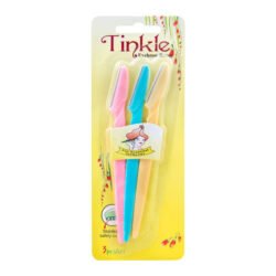 3 Pcs Tinkle Eyebrow Razor Set, Hair Trimmer ter Shaver and Tough up Tool, Facial Razor with Safety Cover