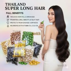 HERBAL THAILAND SUPER LONG HAIR Capsules  Natural Jojoba Oil slhc Treatment for Hair Growth with Vitamin E and for repair dried or damaged hair Made In Thailand 50 Pcs