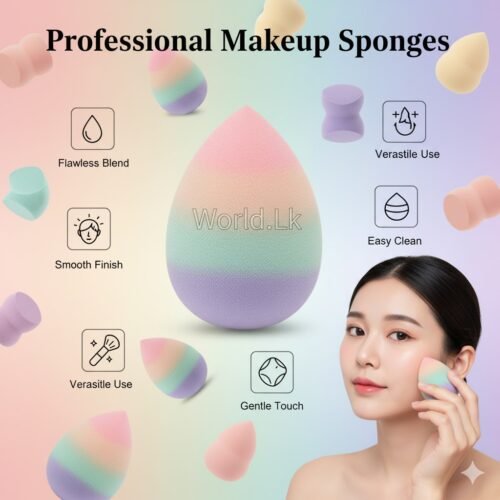 1d7c1aae16d1f6620e642eaee553be2d.jpg Professional Makeup Sponge Beauty Face Multicolor Puff psmp
