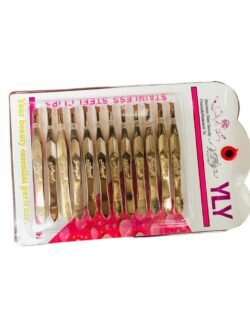 Eyebrow Professional (geps) Gold Twweezer Professional Twweezer for Eyebrow Gold Steel 1pcs