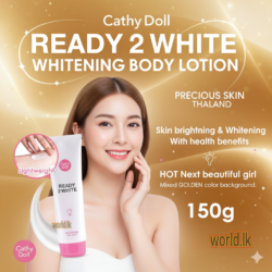 Made in Korea CATHY DOLL READY 2 WHITE CR2W  Whi-Ttening Body Lotion150g