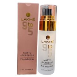 2 LAKME 9 To 5 Matte + Poreless Liquid Primer Foundation 60 ml lmfn