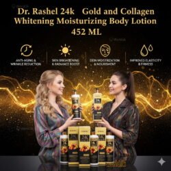 DR. RASHEL 24k Gold and Collagen Whii tening Moisturizing Body Lotion 452 ML 24kl