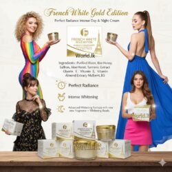 French White Gold Edition Perfect Radiance Intense Day & Night Cream fgec Made in France