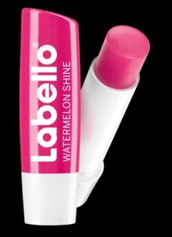 Made In GERMANY Natural Watermelon Labello Shine, Lip Balm Lwbg Aroma and a Subtle Pink Shine
