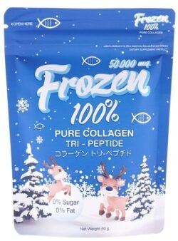 DRINKING  FROZEN 100% GLUTA Pure COLLAGEN fgrp Tri-Peptide Powder 50,000mg