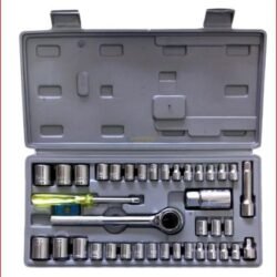 2357a2bc1da0aa588b40315c24f6bc1a.jpg Tool Kit - 40pc Spanner Socket Set Car Vehicle Motorcycle Repair Ratchet Wrench Set Cr-v Hand Tools Combination Bit Set Tool Kit (40WT)