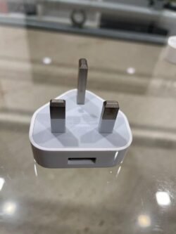 MFI Certified Apple iPhone 5W USB Power UK 3Pin Adapter Charger with FREE Fast DATA Cable Adapter support for iPhone 5,5s,6,6s,6+,7,7+,8,8+,11,11pro,11 pro max,12,12pro,12pro max,13,X.XR Colour: WHITE