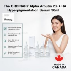 25c3e8f99dba50fea4c1af753a54047c.jpg The ORDINARY Alpha Arbutin 2% + HA Hyperpigmentation Serum 30ml Made in CANADA. A Concentrated Serum with Purified Hyaluronic Acid (toaa)