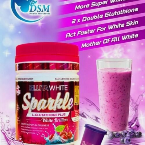 DRINKING GLUTA WHITE SPARKLE L-GLUTATHIONE Spkl COLLAGEN and Ascorbic Acid Vitamin C plus Best 2x Skin WHITENING Supplement POWDER