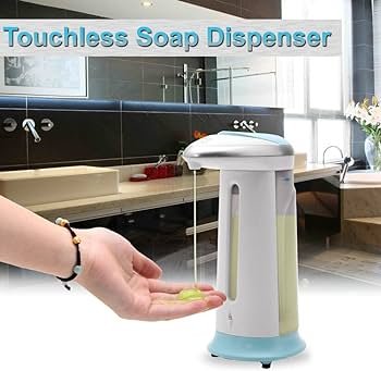 2749164b42866b50f5779fc32fbeff7b.jpg Magic Automatic SOAP DISPENSER Smhd Touch Less Built-In Infrared Smart Sensor-Motion Activated.