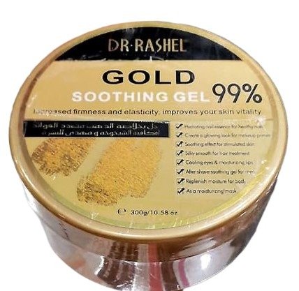 2873a49d46f950a97d0adf19edab53cb.jpg DR RASHEL GOLD Soothing Gel 99% Drds 300g for Gold Radiance & Anti-Aging Soothing Gel