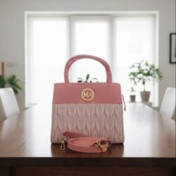 Thailand Original Elegant New Trend Style (tlad) Handbag for Women – Luxury Leather soft pastel pink or rose Colour with Shoulder Strap