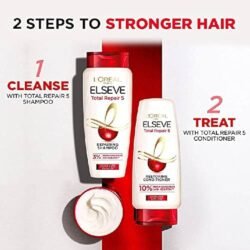 299efb8820b648586324ca17243c2cd2.jpg 2 In 1 L'OREAL Paris Elvive Total Repair 5 LETR Repairing 400ML Shampoo + 360ML Conditioner