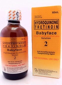 29db7378f6592a56d451886988a28ca7.jpg Rx RDL # 2 Hydroquinone Tretinoin BABY Face Solution 60ML rdl fa